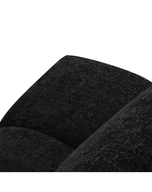 Canapé d'angle Droit Convertible avec Coffre Cirrus 5 Places  noir - 290x182x90 cm